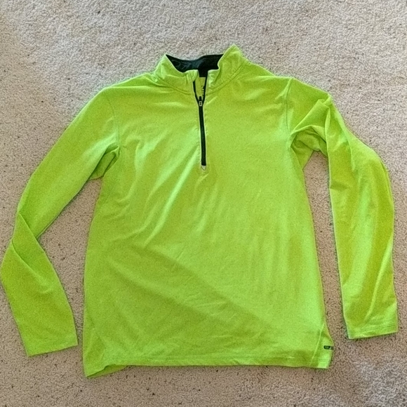 Champion Other - Neon Green Running Quarter Zip Up